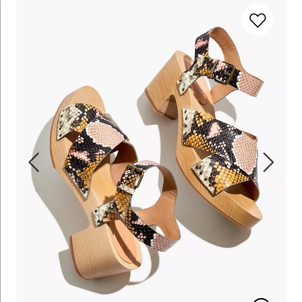 Madewell size 7.5 Johanna Crisscross Clog Sandals